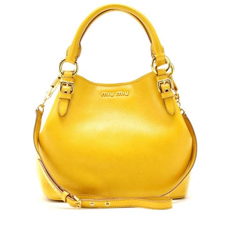 miu miu yellow bag|miu mini handbags.